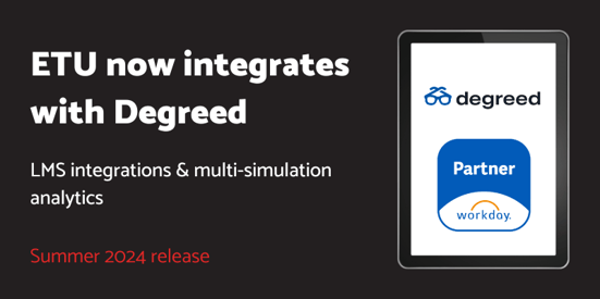 ETU integrates with Degreed - Summer 2024 release